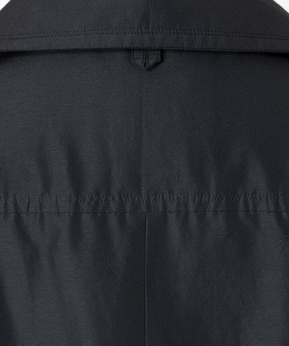 EAUVIRE ロングトレンチジレ ブラック