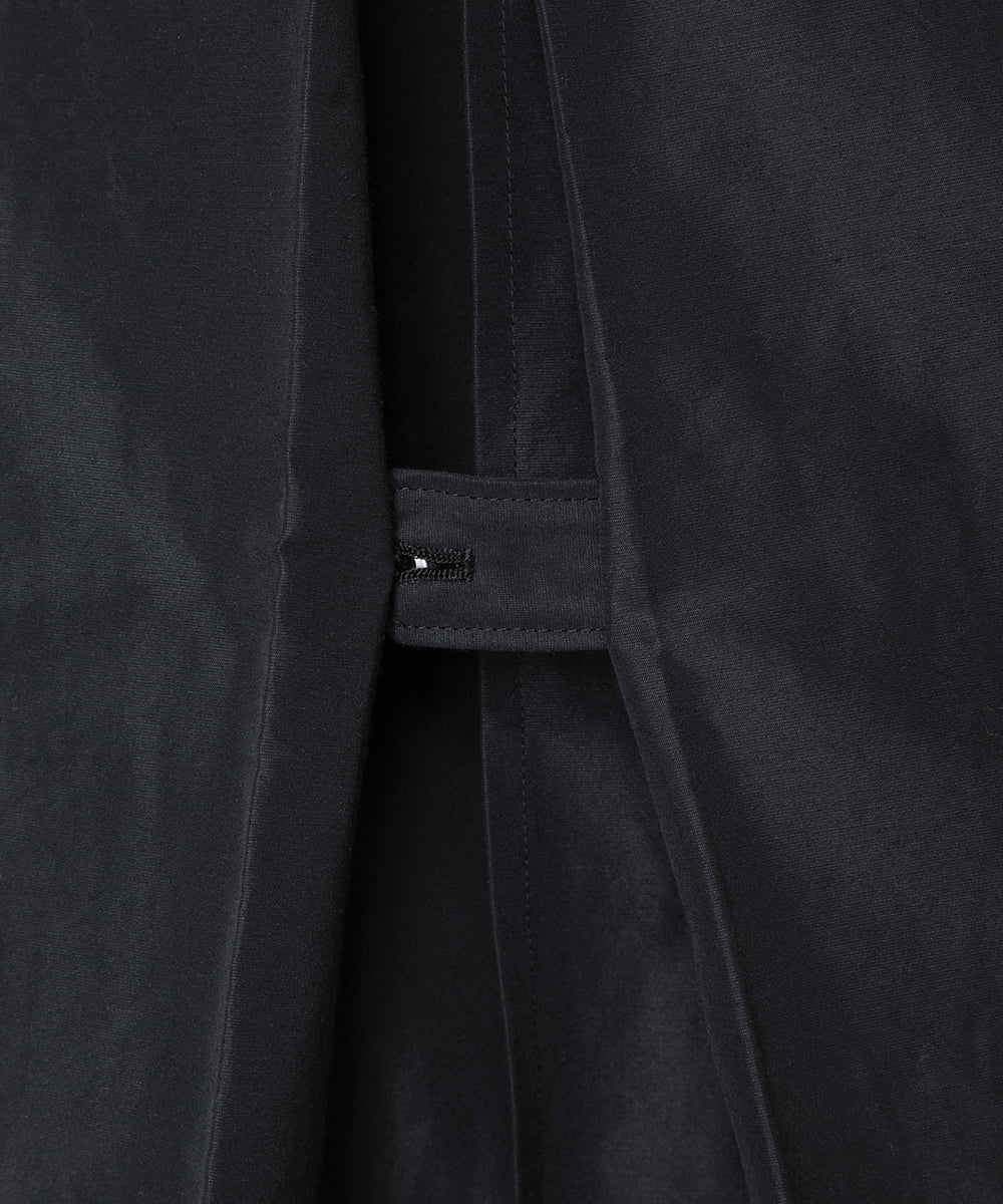 EAUVIRE ロングトレンチジレ ブラック