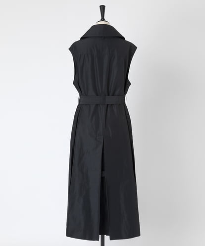 EAUVIRE ロングトレンチジレ ブラック