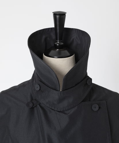 EAUVIRE ロングトレンチジレ ブラック