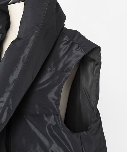 EAUVIRE ロングダウンジレ ブラック