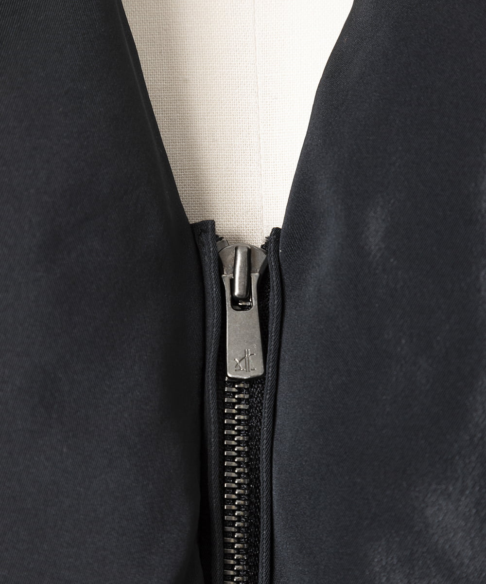 EAUVIRE ロングダウンジレ ブラック