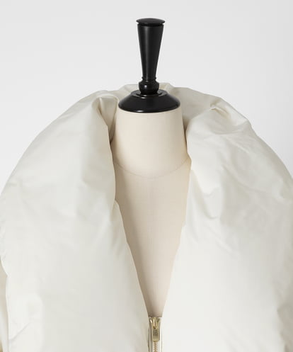 EAUVIRE ロングダウンジレ ホワイト