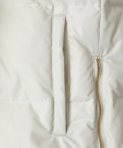 EAUVIRE ロングダウンジレ ホワイト