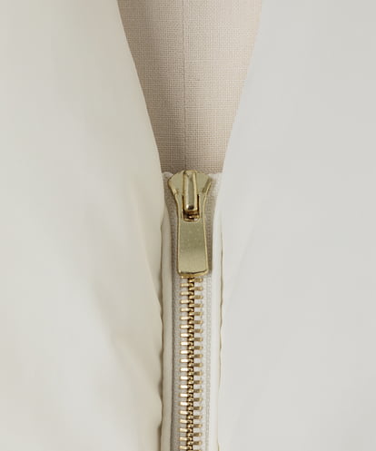 EAUVIRE ロングダウンジレ ホワイト