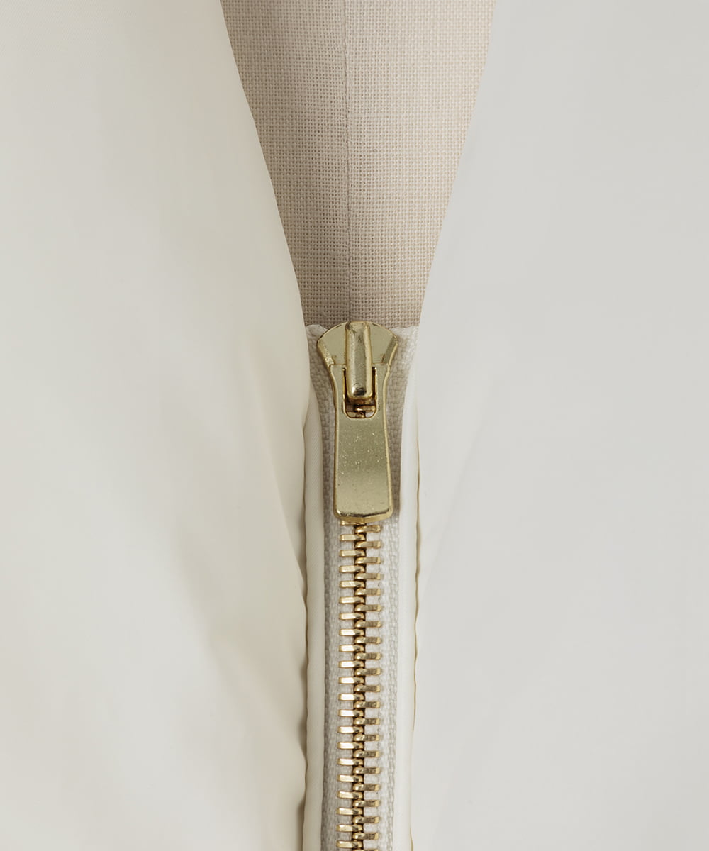 EAUVIRE ロングダウンジレ ホワイト