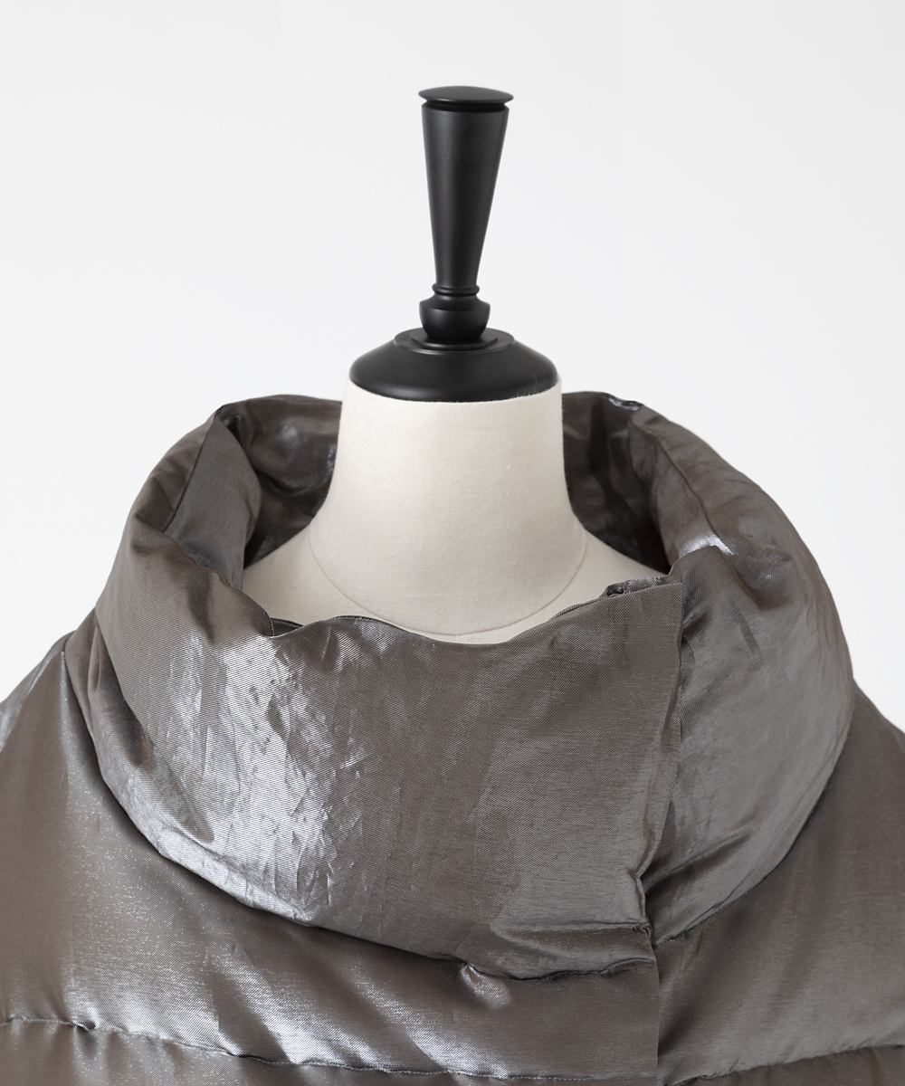 EAUVIRE シャイニーダウンジレ ブラウン