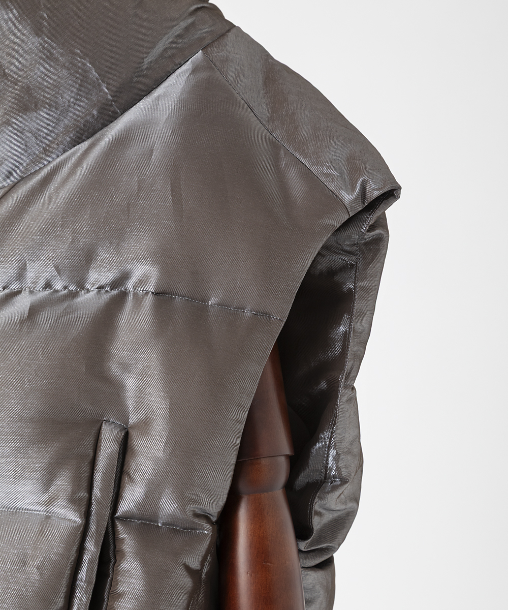 EAUVIRE シャイニーダウンジレ ブラウン