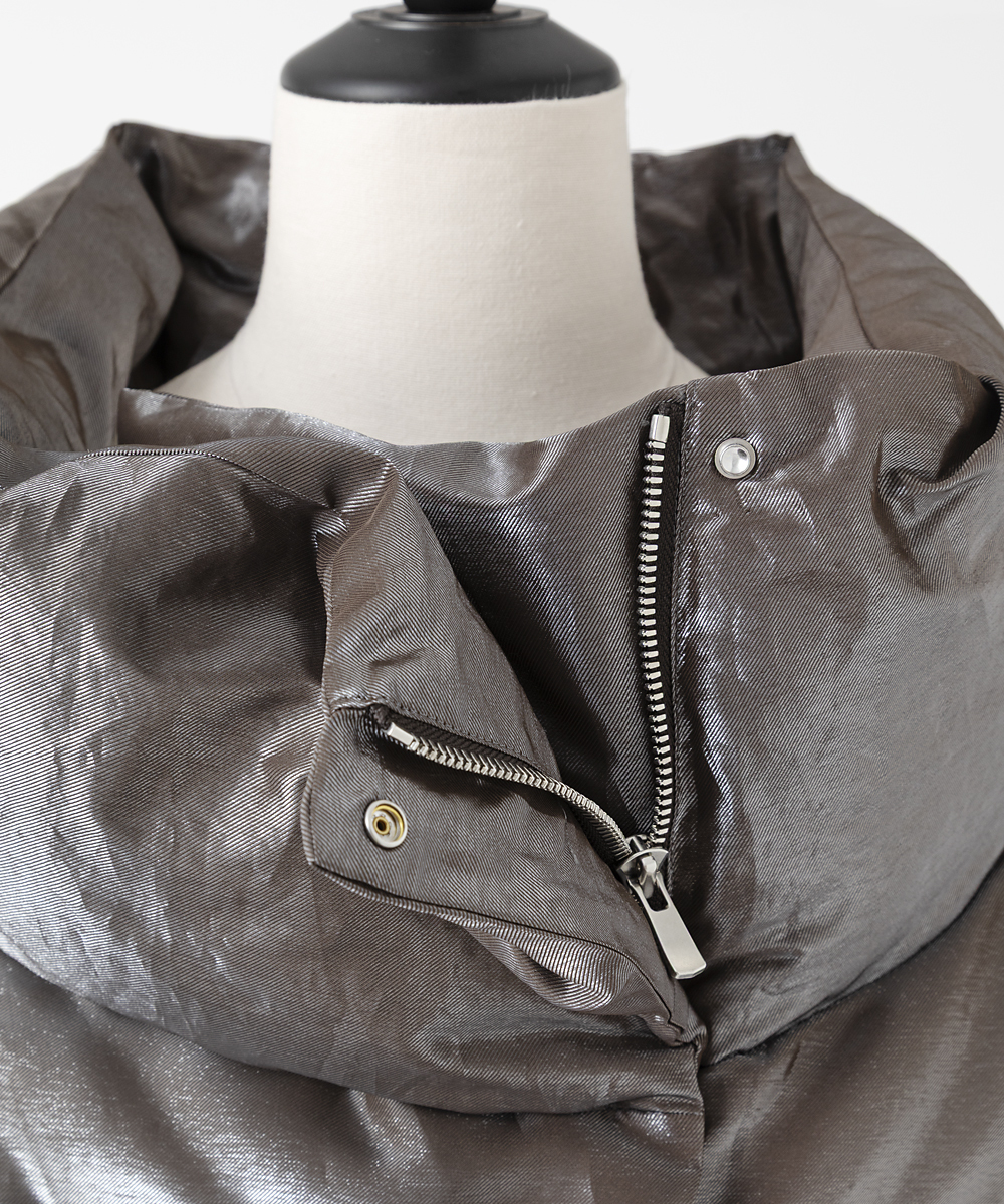 EAUVIRE シャイニーダウンジレ ブラウン