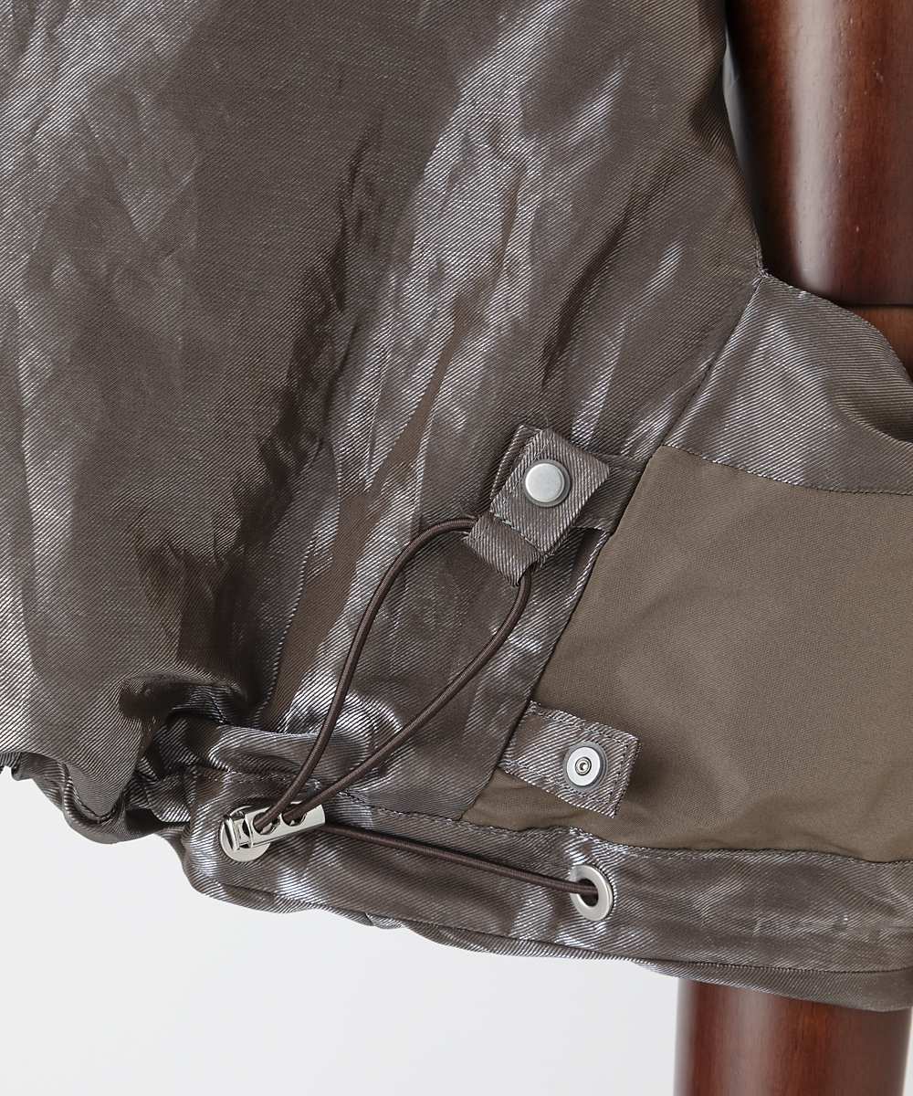 EAUVIRE シャイニーダウンジレ ブラウン